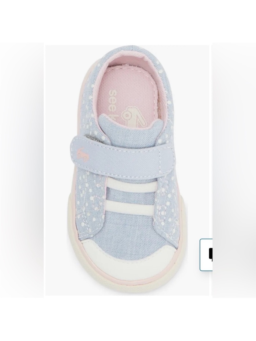 See Kai Run Toddler Alex light blue shoes Size 7 New in Box - Picture 4 of 8